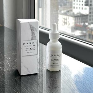 Ethereal For Divine Hair Scalp & Hair Tincture Oil, a treatment/styling oil